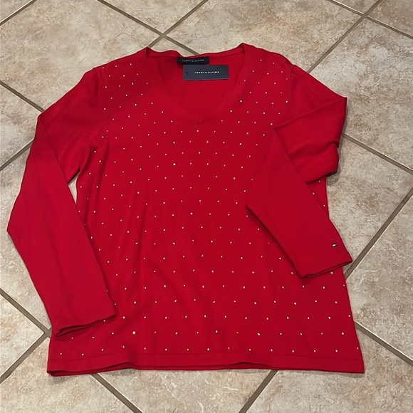 NWT Tommy Hilfiger Sweater Sz L - Picture 3 of 8
